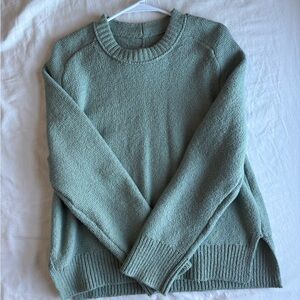Abercrombie & Fitch Sage Green Crew Neck Sweater